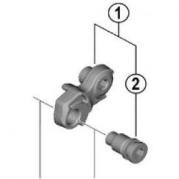 SHIMANO Deore XT M8150 Puntera de Cambio 12v DI2 SGS - Eje Cambio Trasero M8150-11