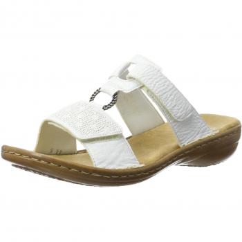 Rieker Women’s 60885 Mules, White, 4 UK