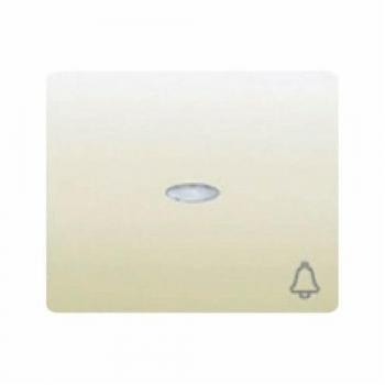 Tecla pulsador campana luminoso BEIGE BJC IRIS 18716-AL