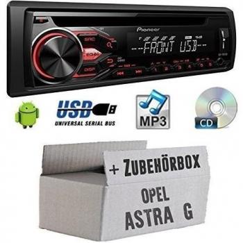 Opel Astra G - Pioneer DEH-1800UB - CD/MP3/USB Autoradio - Einbauset