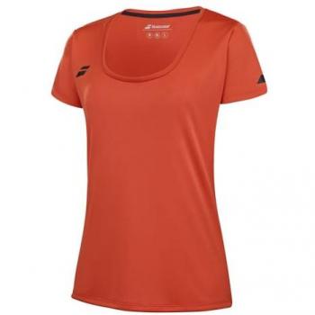 Camiseta de Manga Corta Babolat Play para Chicas - Roja, Talla 128