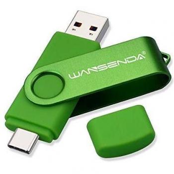 Wansenda - Memoria USB Tipo C USB 3.0 de 512GB USB C Pen Drive Dual OTG Flash Drive para Samsung Galaxy S8 / S8 + / S9 / S9 + / S10, Note 8, LG G6, V30, Google Pixel XL