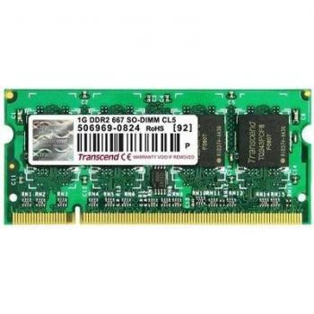 Transcend 2GB DDR2-667 SO-DIMM CL5 Memoria RAM (2 GB, DDR2, 667 MHz, PC2-5300, 200-pin SO-DIMM)