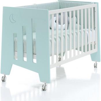 Cuna Alondra Omni 2 en 1 convertible en Escritorio Mint verde (60 x 120 cm)