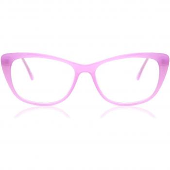 Cat Eye Full Rim Plastic Kids' Prescription Glasses Online Purple Size 54 - Blue Light Block Available - SmartBuy Kids