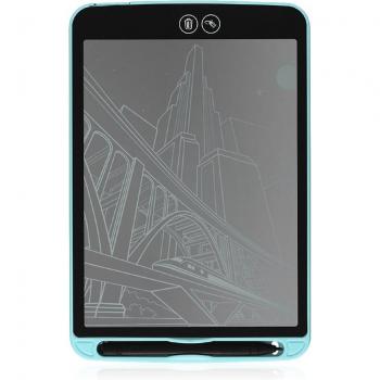 DAM Tableta LCD portátil de dibujo y escritura de 10 pulgadas con borrado selectivo y bloqueo de borrado, medidas: 16x0x24cm