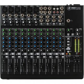 Mackie 1402VLZ4 Compact Analog Mixer with 14 Channels and 3-Band EQ (80 Hz, 2.5 kHz, 12 kHz)