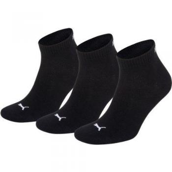 Quarter Socks 3 Pair Black