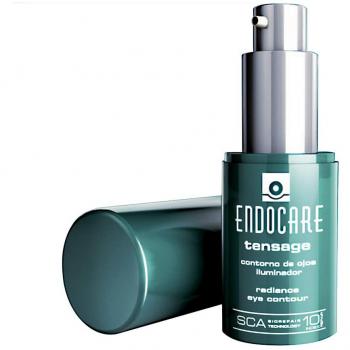 Endocare Tensage Contorno De Ojos Iluminador - Crema Antiarrugas, Antiojeras Y Antibolsas, Revitalizante, Iluminadora, Reduce La Pigmentación De La Ojera, Almond, 15 Mililitro