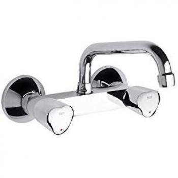 Roca Brava 08 - grifo bimando exterior para cocina con caño giratorio . Griferías hidrosanitarias convencionales. Ref.A5A7430C00