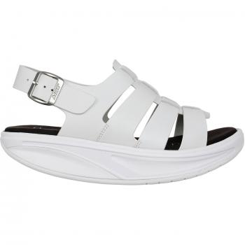 MBT Ran Women's White Leather Slingback Sandals - Size 41