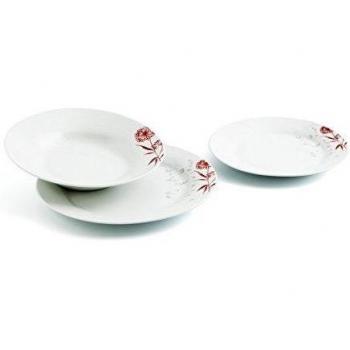 Quid 4187504 - Vajilla 18 piezas  porcelana Mystic Quid , Color Blanco , 30x21x26 cm