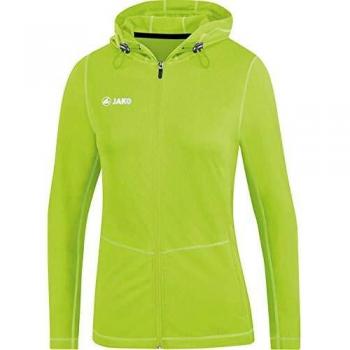 Jako Women's Hooded Jacket Run 2.0 - Green - Size 44
