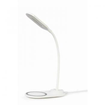 Lámpara de escritorio GEMBIRD TA-WPC10-LED-01-W Blanco
