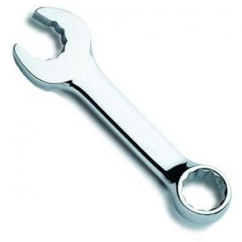 Llave combinada TOPTUL AAAG1111, tipo de llave combinada, fabricada en acero al cromo vanadio, tamaño 11mm, diseño de doble boca (abierta y cerrada), acabado pulido para mayor resistencia