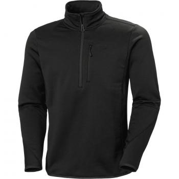 Forro polar Helly Hansen Alpha Zero 1/2 Fleece para hombre, color negro, talla L