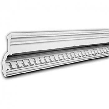 Cornisa decorativa de estuco neoclásico blanca 2 m Profhome
