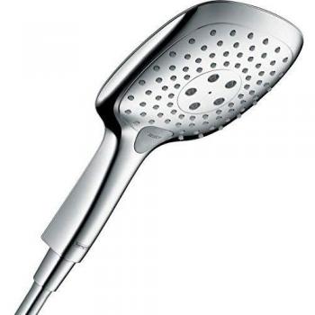 Hansgrohe 26550000 Raindance Select E 150 ducha de mano, 3 tipos de chorro, cromo