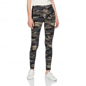 Urban Classics Ladies Dark Camo Stripe Leggings - Sizes XS to 5XL