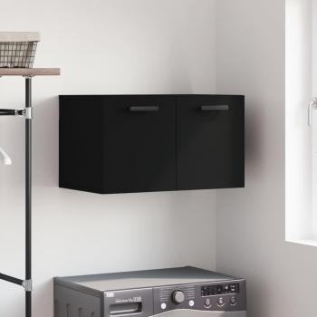 Mueble de pared negro 60x36,5x35 cm madera multicapa vidaXL Armario de pared madera de ingeniería negro 60x36,5x35 cm