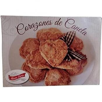 Corazones de CANELA Monte Turia - Caja de 100 gramos