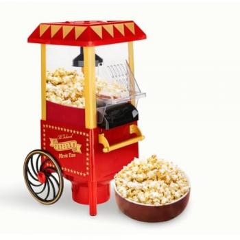 Palomitero Eléctrico Retro 1200W con Aire Caliente, Capacidad 0.3L, Fácil de Usar y Rápido (Listas en 2 Minutos) - Ideal para Casa