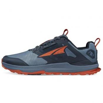 Zapatillas Altra Lone Peak 8 Hombre - Color azul y naranja, Talla 41