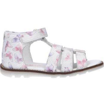 Sandalias de Niña KICKERS Noopi 784391-10 Blancas con diseño de Mariposa EU 27
