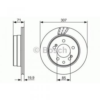 Bosch 986479665 disco de freno