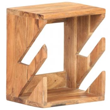 vidaXL Wall Mounted Skateboard Holder 25x20x30 cm Solid Acacia Wood