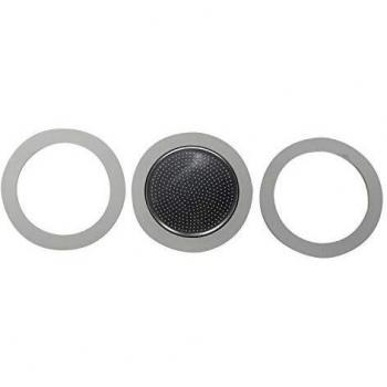 Bialetti Moka Induction – 3 Cup 3 Gasket and filtro Plate