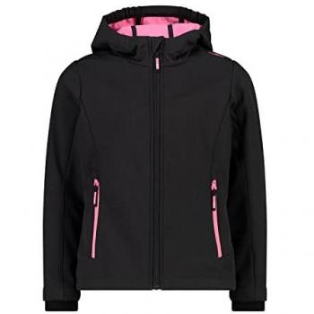 CMP Chaqueta Softshell Infantil Antracite-Pink Fluo 116