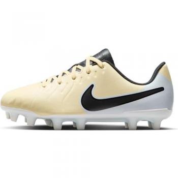 NIKE BOTA FUTBOL LEGEND 10 JR - Botas de fútbol para niños, modelo Legend 10, diseño clásico, suela con tacos para césped natural y artificial, parte superior de cuero sintético para mayor durabilidad y
