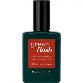 Manucurist Green Flash LED Gel Nail Lacquer 15 ml - Rouge Indian Summer