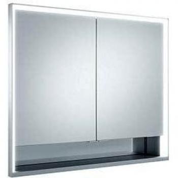 Armario Espejo Keuco Royal Lumos 14313, Wandeinbau, 900x735x165mm, con Iluminación LED y 2 Puertas Plegables