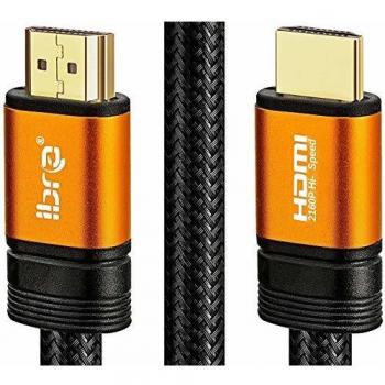 4K HDMI Cable 10M HDMI Lead - Ultra High-Speed 18Gbps HDMI 2.0b Cord 4K@60Hz UHD 2160p - IBRA ORANGE