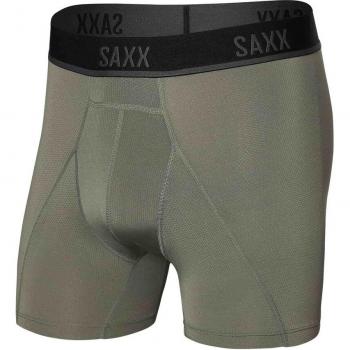 Bóxer Saxx Kinetic Light-Compression Mesh para hombre en color grisáceo claro - Talla XS