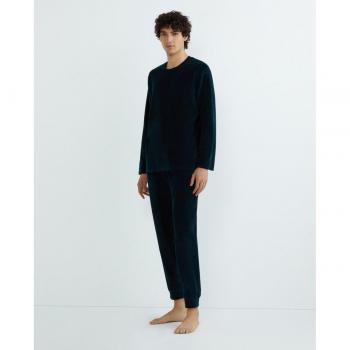 Pijama de hombre Emidio Tucci velour tono liso