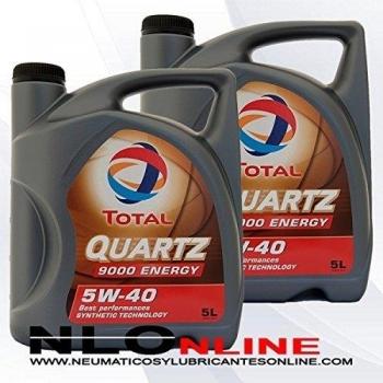 Lubricante motor TOTAL QUARTZ 9000 energy 5W-40 10 litros