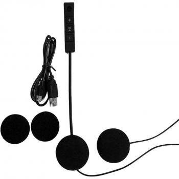 Casco de Motocicleta con Auriculares Bluetooth 5.0, Anti-interferencias y Altavoces MP3 Manos Libres