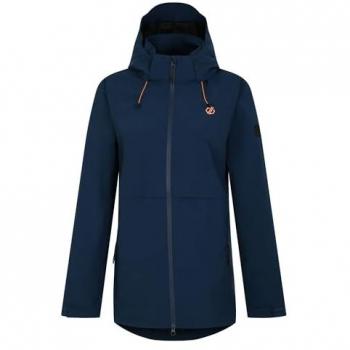 Dare 2b Women's Breathable Waterproof Jacket - Switch Up II in Moonlight Denim, Size 10