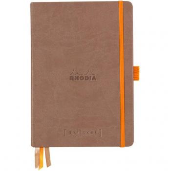Cuaderno Goalbook rígido A5 - Rhodiarama - Dot (puntado) - Topo