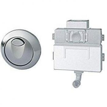 GROHE 38691000 | Eau2 WC Flushing Cistern | 0.82 m - silver/white