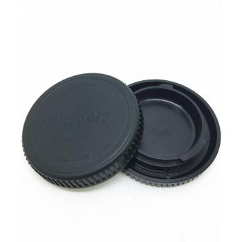 Juego de Tapa de Cuerpo y Tapa de Lente Trasera para Cámaras Olympus/Panasonic M4/3 GF7 EM10II GF5 EPL7