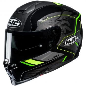 HJC R-PHA-70 Cascos, Hombre, Coptic Black/Yellow, M