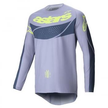 Alpinestars Pantalones de Cross Techstar Dreem Gris-Gris Oscuro y Alpinestars Techstar Dreem Maillot de motocross - Gris Amarillo (XL)