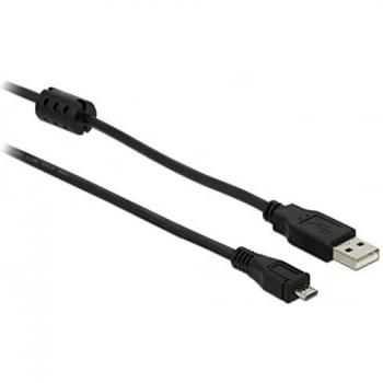 DeLOCK - Cable USB 2.0, Conector A a Micro-USB B, 2 Metros
