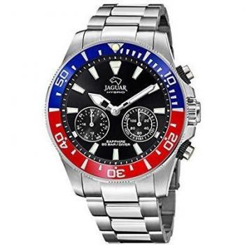 Jaguar Connected J888/4 Reloj Híbrido para Hombre de Acero Negro