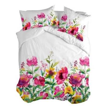 Funda Nórdica Cassia Multicolor 100% Algodón 260x240 cm (Cama 180/200) - Calidad de 150 TC, Fabricada en España