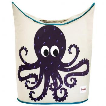 3 Sprouts Pulpo - Cesto para ropa, unisex